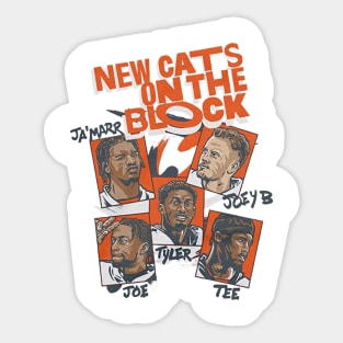 Joe Burrow New Cats On The Block Sticker